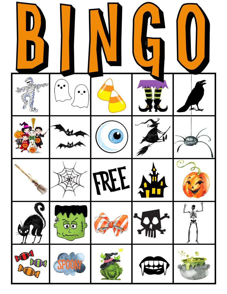 Halloween Bingo Printables