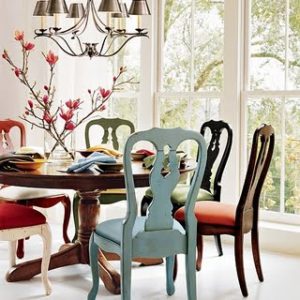 Mismatched dining chairs thumbnail