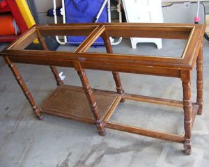 Feature Friday… Sofa Table turned bench thumbnail