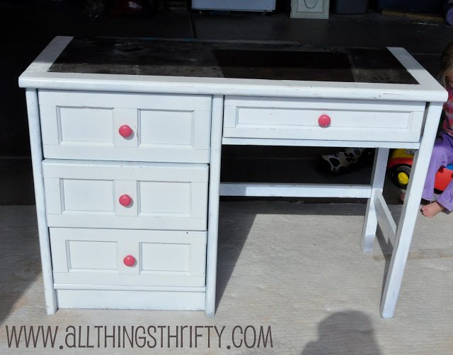 Refinishing A Desk All Things Thrifty   Refinishing Furniture 