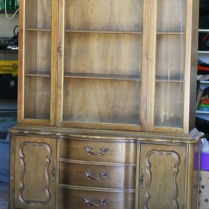 Refinishing a Dining Room Hutch by Brooke at Crafting Chicks! thumbnail