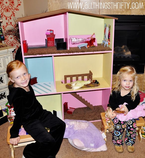 handmade diy barbie house