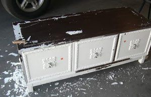 What to do with chipping paint on a furniture project. thumbnail