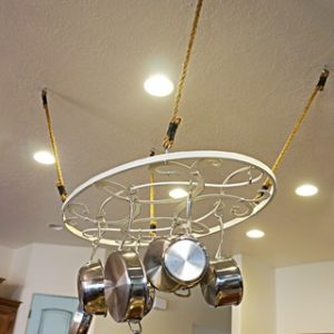 Pot Rack from a Coffee Table thumbnail