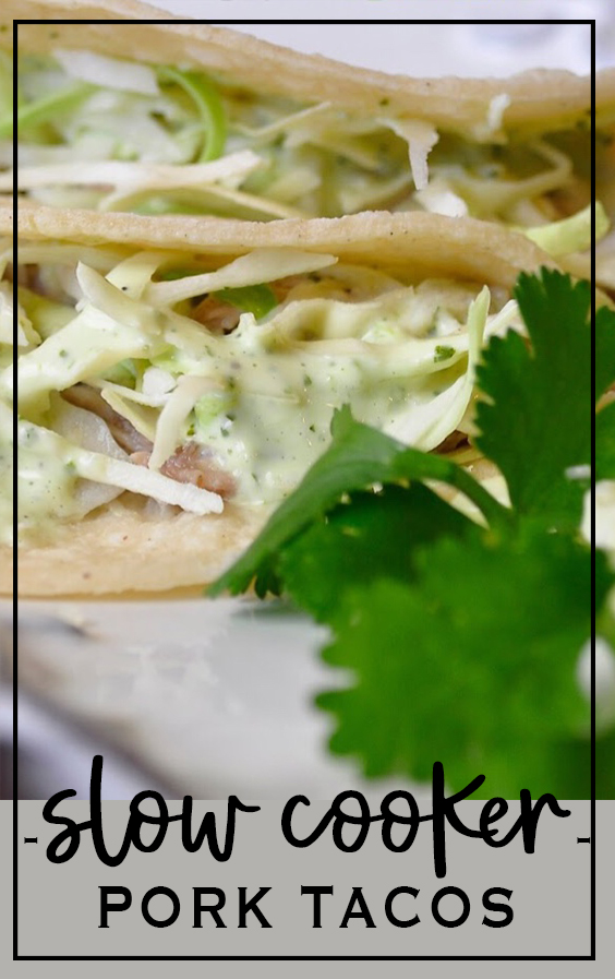 Pork Tacos with Cilantro Mayo | All Things Thrifty | Bloglovin’