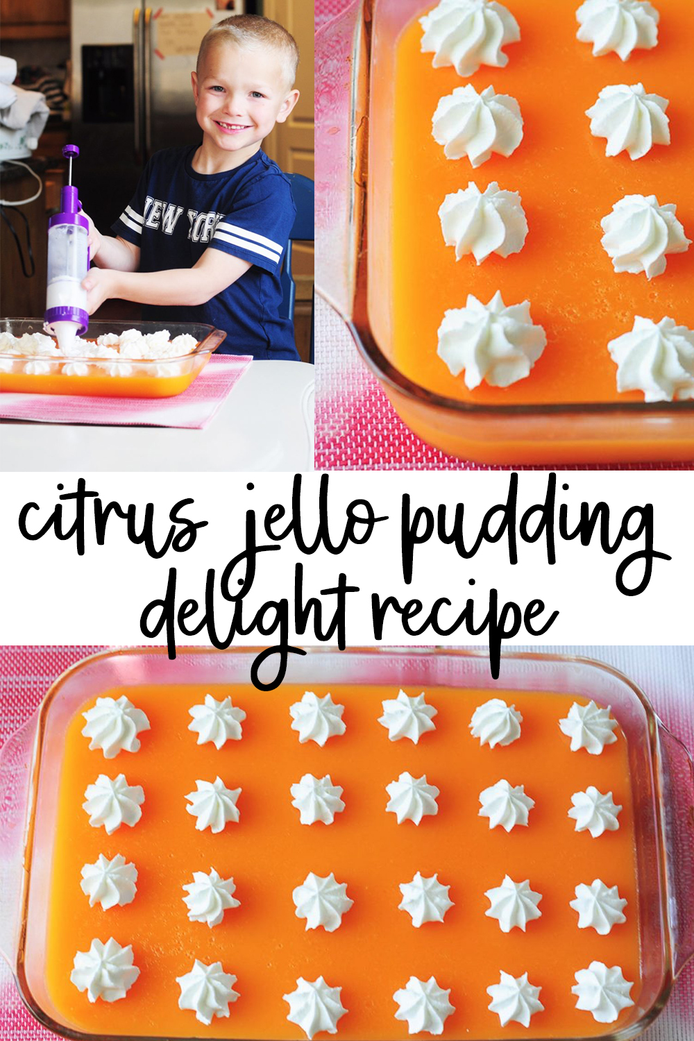 Citrus Jello Pudding Delight Lemon And Orange All Things Thrifty